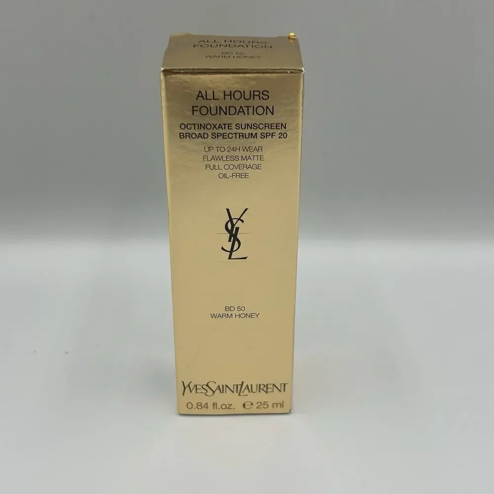 Yves Saint Laurent NEW All Hours Foundation SPF20 Make Up 25ml 0.84 fl oz Bottle
